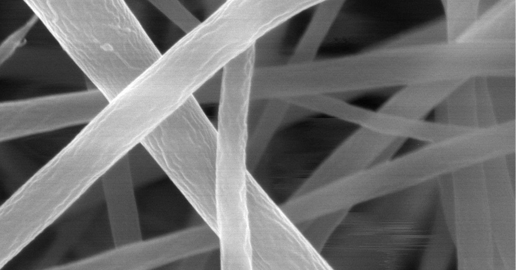 Spaghetti-like nanofibres made by electrospinning wheat flour | Evaluation